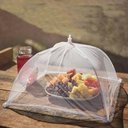 Ver imagem 5 de Kit 02 Protetor de Alimentos Tela Mosqueteiro - 46 Cm e 33 Cm - Protetor Alimento Comida Fruta e Bol