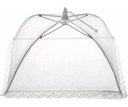 Ver imagem 2 de Kit 02 Protetor de Alimentos Tela Mosqueteiro - 46 Cm e 33 Cm - Protetor Alimento Comida Fruta e Bol
