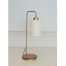 Kit2 Abajur Retro Dourado Canopla Louro Freijo C/ Cúpula Cru - 2
