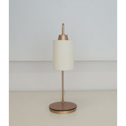 Kit2 Abajur Retro Dourado Canopla Louro Freijo C/ Cúpula Cru - 3