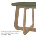 Ver imagem 7 de Mesa de Centro para Sala de Estar 59 Cm 4532 Menta Carvalho Arly Menta Carvalho