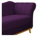 Ver imagem 6 de Recamier Vanessa 1,85M Lado Esquerdo Suede Roxo - Amarena Móveis