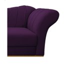 Ver imagem 5 de Recamier Vanessa 1,85M Lado Esquerdo Suede Roxo - Amarena Móveis