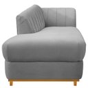 Ver imagem 3 de Recamier Vanessa 1,85M Lado Esquerdo Suede Cinza - Amarena Móveis
