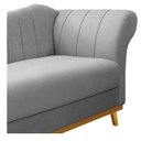 Ver imagem 6 de Recamier Vanessa 1,85M Lado Esquerdo Suede Cinza - Amarena Móveis