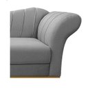 Ver imagem 5 de Recamier Vanessa 1,85M Lado Esquerdo Suede Cinza - Amarena Móveis