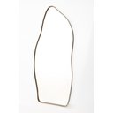 Ver imagem 3 de Espelho Grande Corpo Inteiro com Moldura Metal Orgânico Decorativo 150x60cm Luxo Cinza