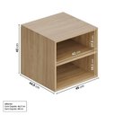 Ver imagem 4 de Módulo 45x40 2 Gavetas Frame CabeCasa MadeiraOriginals