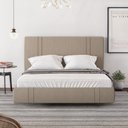 Ver imagem 2 de Cama Queen Flutuante 158cm com Cabeceira Romana Linho