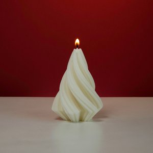 Vela Decoração Árvore de Natal Espiral - 3 Tamanhos