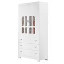 Ver imagem 1 de Guarda Roupa Infantil New Katatau 2 Portas Branco Acetinado - Reller