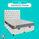 Ver imagem 4 de Kit Cama Box Bau + Cabeceira + Colchão King D23 - Pro - Inducol