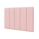 Ver imagem 2 de Painel Modulado Nashira 60x20 Cm / A-044 Couro Rosa Bebê