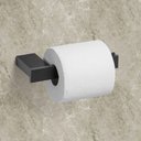 Ver imagem 4 de Kit 4 Acessórios para Banheiro Preto Master Toalheiro Duplo