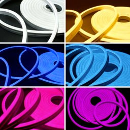 Mangueira Fita Led RGB Neon 12V 5M Flexível + Fonte 5A RGB - 7 Mangueira Fita Led RGB Neon 12V 5M Flexível + Fonte 5A RGB - 7