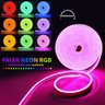 Mangueira Fita Led RGB Neon 12V 5M Flexível + Fonte 5A RGB - 2