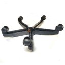 Ver imagem 2 de Estrela em Nylon Secretária Executiva Preta Resistente com Rodizios