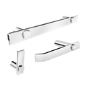 Ver imagem 1 de Kit Acessório de Banheiro Alto Brilho 3 Peças Grego Metal 2030pm