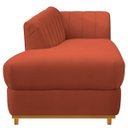 Ver imagem 3 de Recamier Vanessa 1,85M Lado Esquerdo Suede Terracota - Amarena Móveis