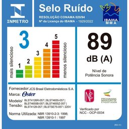 Liquidificador Oster Inox 1,25l 110v Blst4655-017 - 4