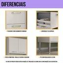 Ver imagem 6 de Armário de Cozinha Modulada Completa Compacta 294cm com Balcão de Pia Multimóveis MP2280