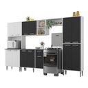 Ver imagem 2 de Armário de Cozinha Modulada Completa Compacta 294cm com Balcão de Pia Multimóveis MP2280