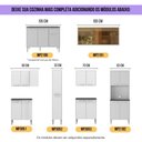 Ver imagem 7 de Armário de Cozinha Modulada Completa Compacta 294cm com Balcão de Pia Multimóveis MP2280