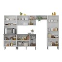 Ver imagem 5 de Armário de Cozinha Modulada Completa Compacta 294cm com Balcão de Pia Multimóveis MP2280