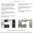 Ver imagem 3 de Armário de Cozinha Modulada Completa Compacta 294cm com Balcão de Pia Multimóveis MP2280