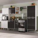 Ver imagem 1 de Armário de Cozinha Modulada Completa Compacta 294cm com Balcão de Pia Multimóveis MP2280