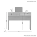 Ver imagem 4 de Escrivaninha Felícia 2 Gavetas Jcm Movelaria - Cinamomo