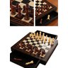 Tabuleiro Profissional de Xadrez em Madeira com Peças Imantadas - 4