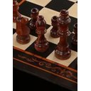 Ver imagem 5 de Tabuleiro Profissional de Xadrez em Madeira com Peças Imantadas