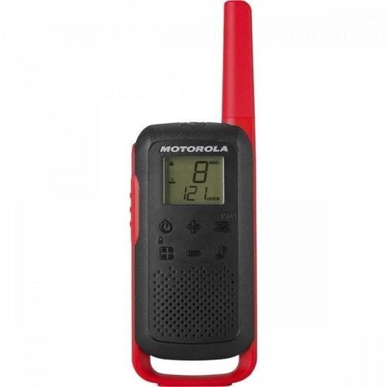 Rádio Comunicador Talkabout 32Km T210Br Vermelho/Preto Motorola - Par / 2 - 2
