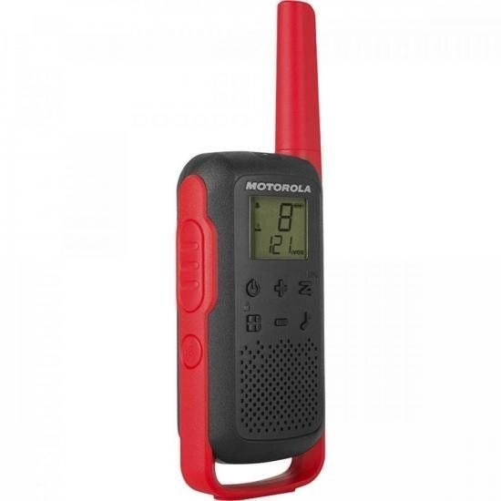 Rádio Comunicador Talkabout 32Km T210Br Vermelho/Preto Motorola - Par / 2 - 3