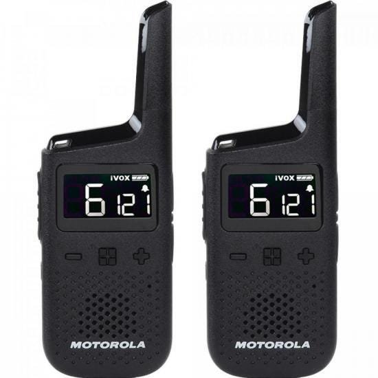 Rádio Comunicador Talkabout 32Km T38Br Preto Motorola - Par / 2 - 2