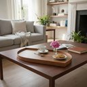 Ver imagem 2 de Bandeja Folha de Madeira para Servir Café para Visitas