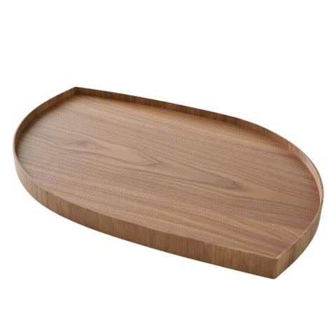 Bandeja Folha de Madeira para Servir Café para Visitas