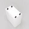 Comoda 4 gavetas 100% MDF Iza Off white/ Teka Fenix - 4
