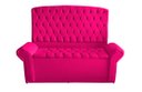 Ver imagem 1 de Kit De Quarto Cabeceira De Cama Box e Calçadeira Baú Dubai King 195 cm Suede Rosa Pink Eli Móveis e