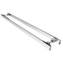 Ver imagem 3 de Puxador Inox Para Porta Pivotante Madeira Vidro 70 cm