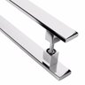 Puxador Inox Para Porta Pivotante Madeira Vidro 60 cm - 4