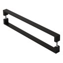 Ver imagem 1 de Puxador De Porta Pivotante Alumínio Inoxidável Preto 70cm