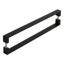 Ver imagem 1 de Puxador De Porta Pivotante Alumínio Inoxidável Preto 1.20mt