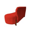 Ver imagem 4 de Sofá 3 Lugares Orgânico Curvo Tókio 180cm Couro Vermelho