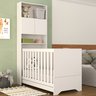 Quarto Bebê com Berço 3x1 Nina Multimóveis Branco - 1
