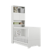 Quarto Bebê com Berço 3x1 Nina Multimóveis Branco - 2