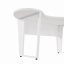 Ver imagem 5 de Mesa Escrivaninha Orgânica Linear 175x92cm em MDP e Metal Corporate F5 Branco