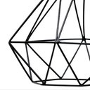 Ver imagem 3 de Pendente Aramado Poptem diamante pequeno preto