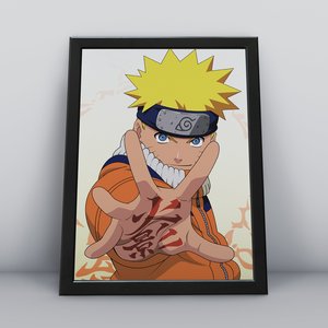 Quadros Decorativa Parede Naruto Shippuden Sasuke Naruto Uzumaki Minato:5